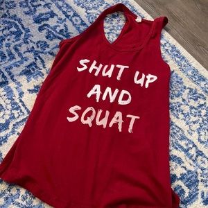 Graphic workout tank